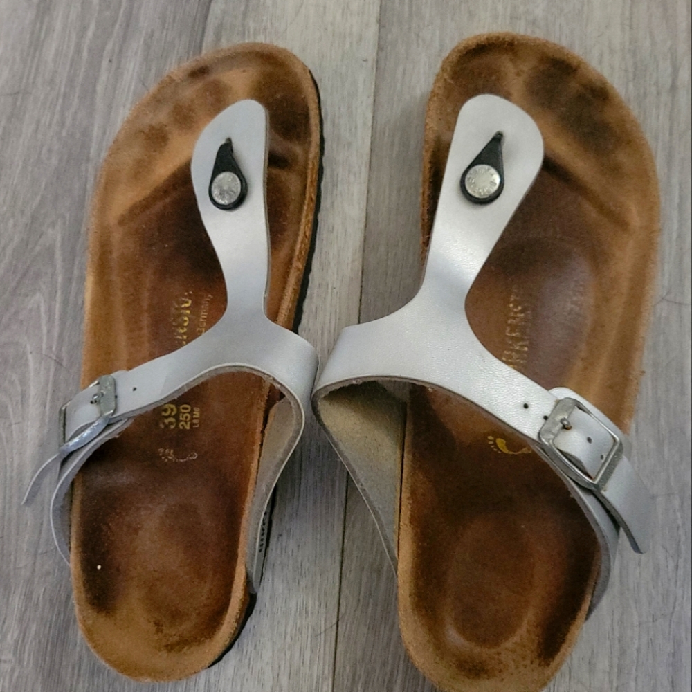 Birkenstock Women's Silver Sandals